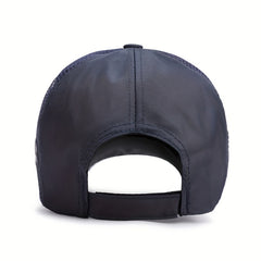 Men's Fishing Hat Mesh Sun Cap Breathable Outdoor Summer Peaked Gauze