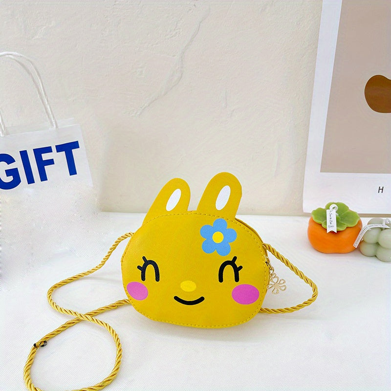 Kids Cartoon Rabbit Crossbody Bag Coin Purse for Girls