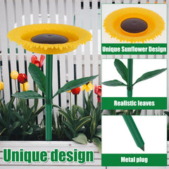 Sunflower Bird Feeder Outdoor Bird Bath Feeders Flower Shape Bird Feeding Tray