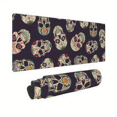 Skull Mouse Pad Gaming Mouse Pad 31.5x11.8 Non Slip Rubber Base