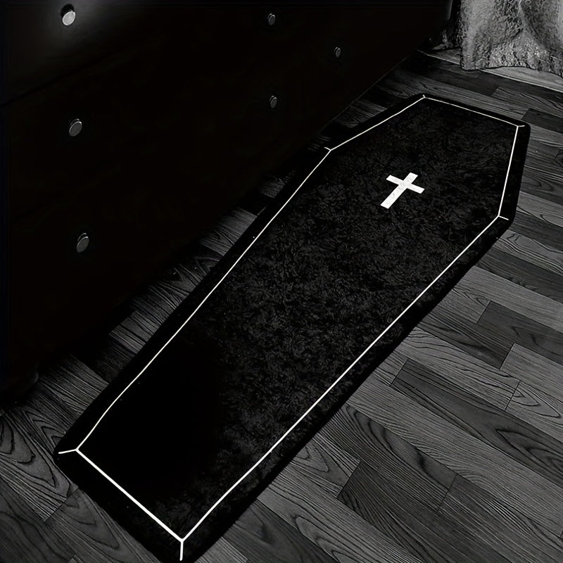 Halloween Coffin Rug Soft Modern Decoration
