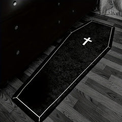 Halloween Coffin Rug Soft Modern Decoration