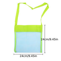Foldable Portable Beach Toys & Clothes Storage Mesh Bag