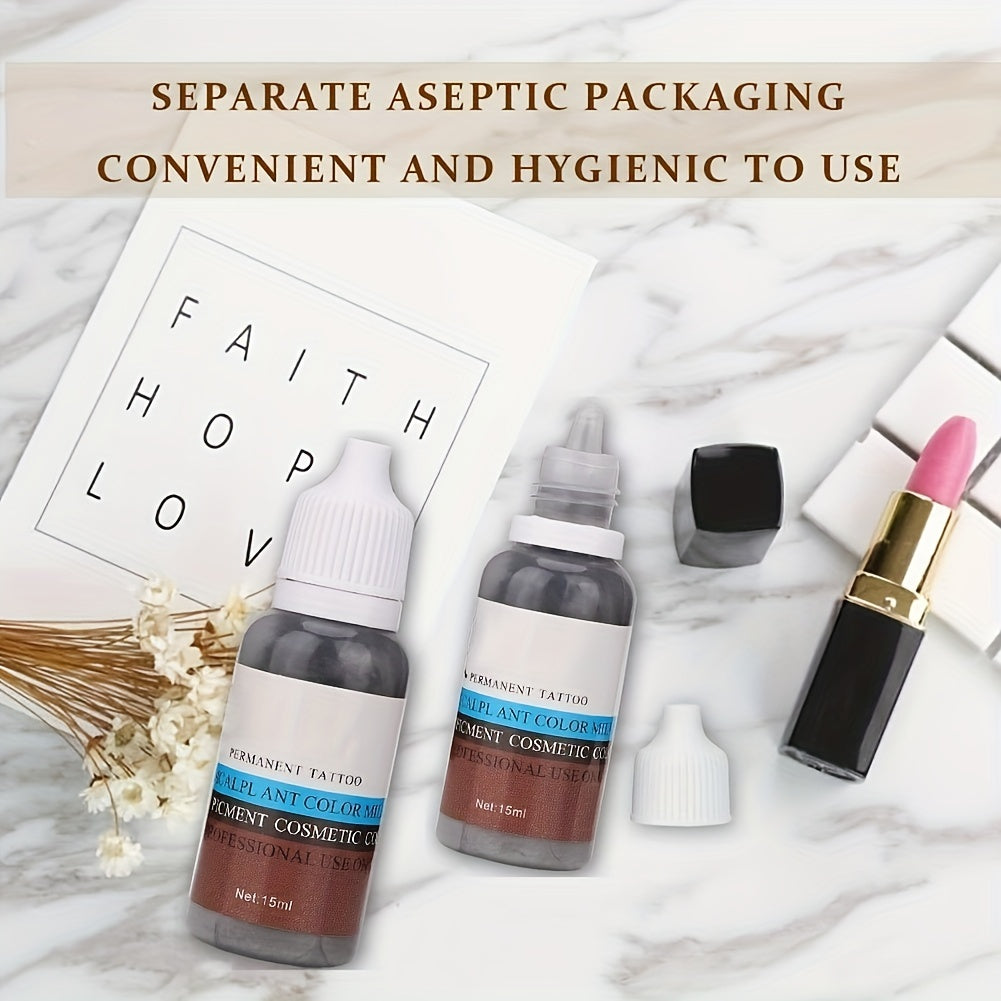 15ml Dark Pink Eyebrow Lip Eyeliner Tattoo Pigment Ink