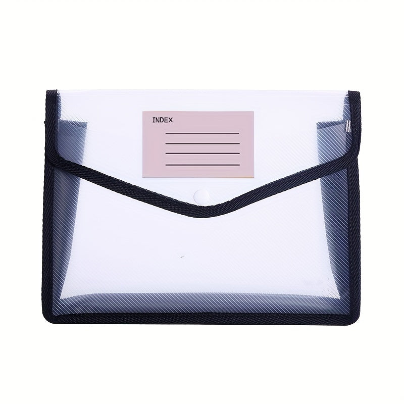 A4 A5 Document Bags Paper Storage Organizer PP Plastic File Folder Holders
