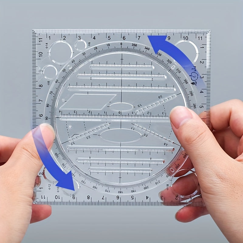 Multifunctional Ruler for Perfect Geometric Shapes