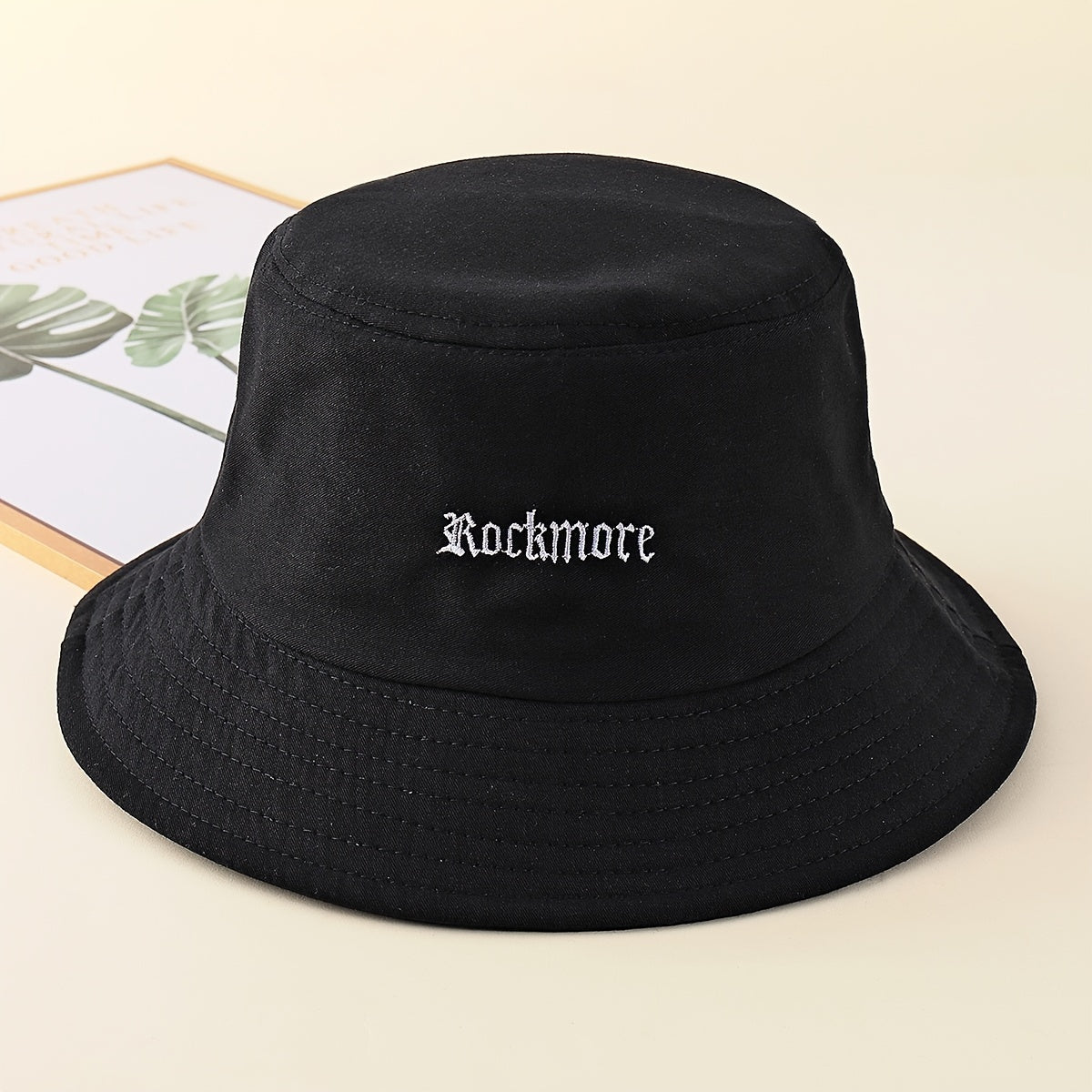Embroidery Bucket Hat Sunscreen Fisherm