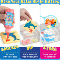 25pcs Magic Water Elf DIY Toy Set with Storage Box Educational Fun Game