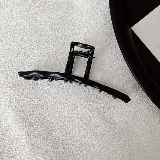 Metal Style Large Hair Claw Headwear Back Head Claw Shark Claw Hair Accessories