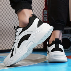 Men's Breathable Chunky Sneakers For Jogging Gym