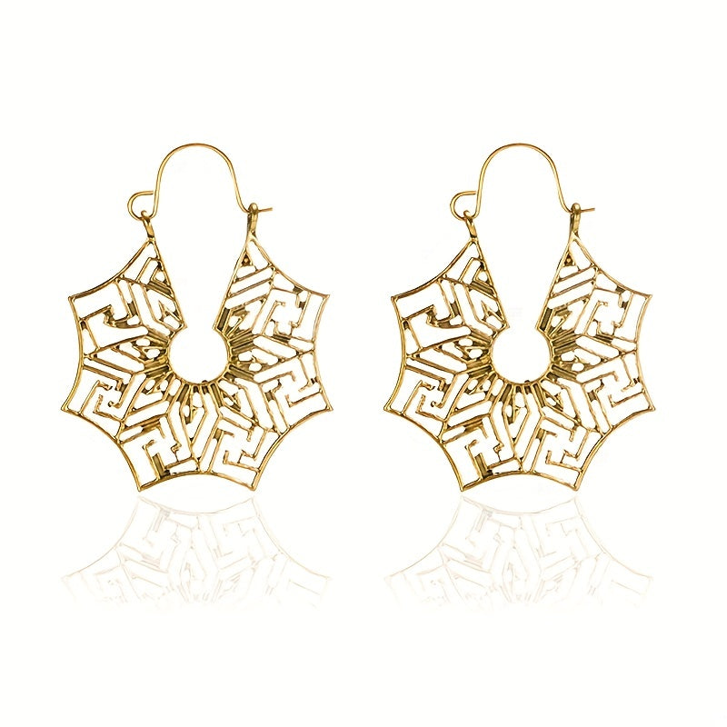 Spider Wed Dangle Earrings Bohemian Style Alloy Jewelry Female Gift