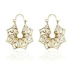 Spider Wed Dangle Earrings Bohemian Style Alloy Jewelry Female Gift