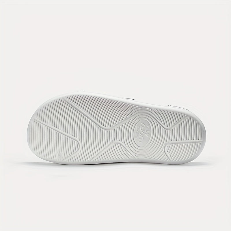 LUOFU Men's Non Slip Platform Slides for Summer