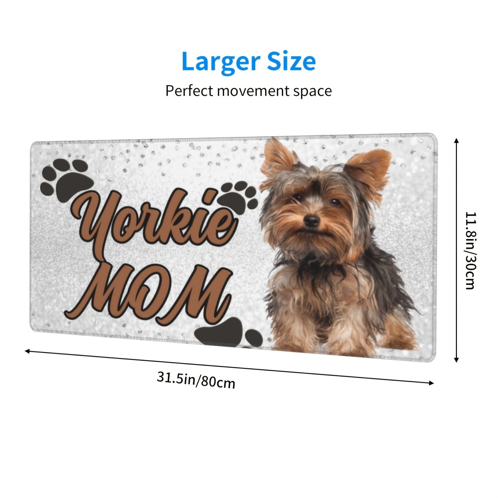 Dog Mom Gaming Mouse Pad - Non Slip Rubber Base