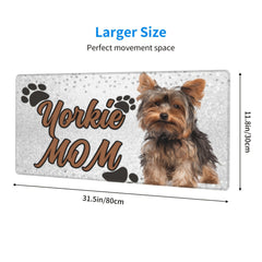Dog Mom Gaming Mouse Pad - Non Slip Rubber Base
