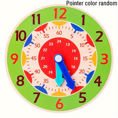 Wooden Educational Clock Model Toy Children's Time Learning Gift