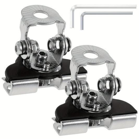 2pcs LED Light Bar Mounting Bracket Universal Adjustable Stainless Steel Holder