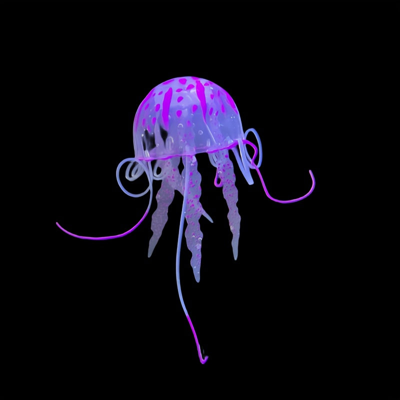 Silicone Glowing Jellyfish for Aquarium Decoration