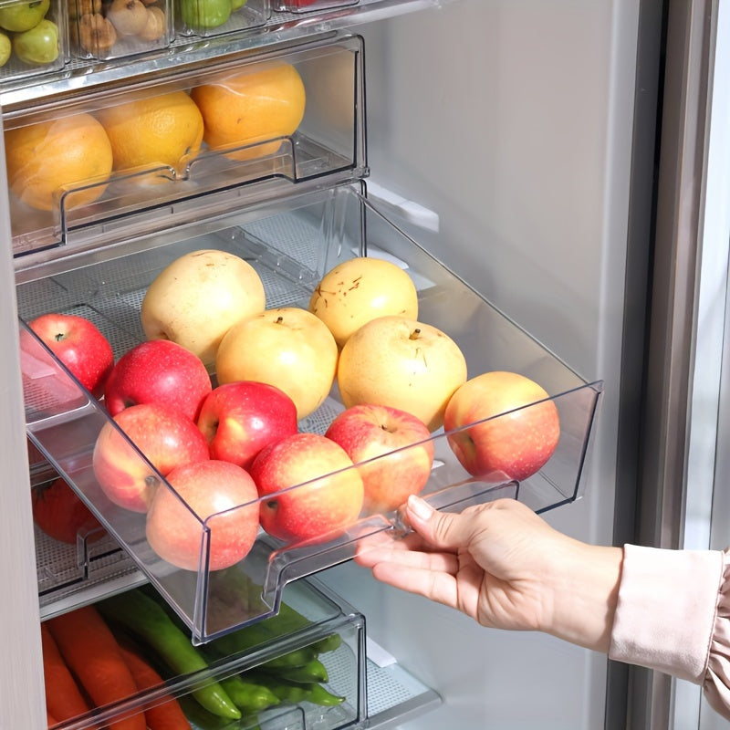10pcs Refrigerator Storage Box Kitchen Food Storage Drawer Egg Box