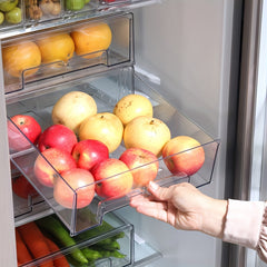 10pcs Refrigerator Storage Box Kitchen Food Storage Drawer Egg Box