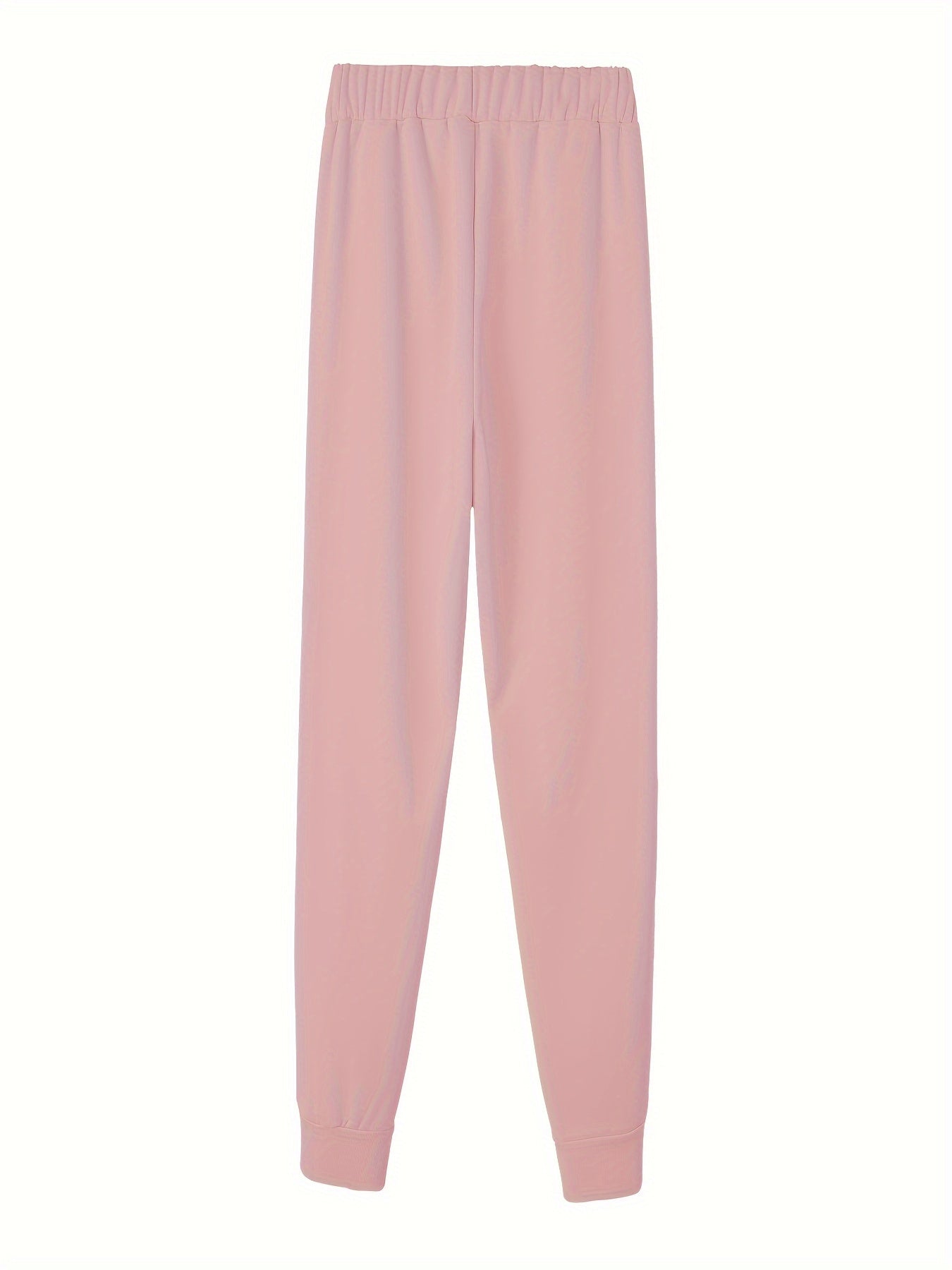  Casual Pants Women's Plus Letter & Floral Print Harem Trousers
