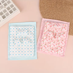 Mini Doll House Model Bedroom Scene Decorative Accessories Bedding Set