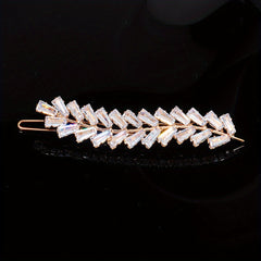 Crystal Zircon Hairpin Metal Clip Women's Hair Accessory