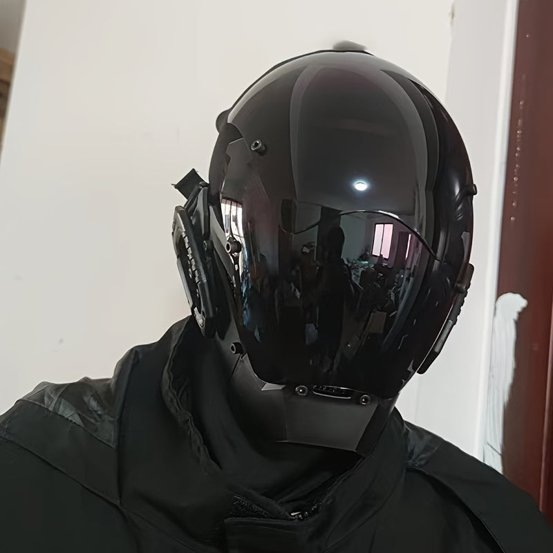 Men's Cyberpunk Helmet for Cosplay Music Party