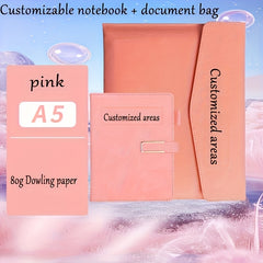 Customized Notebook Set with Pen A5 A4 Folder