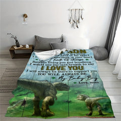 Mother's Gift For Son Blanket Soft And Comfortable