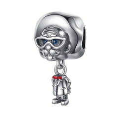 Sterling Silver Angel Nurse Bead Pendant for Bracelet Necklace