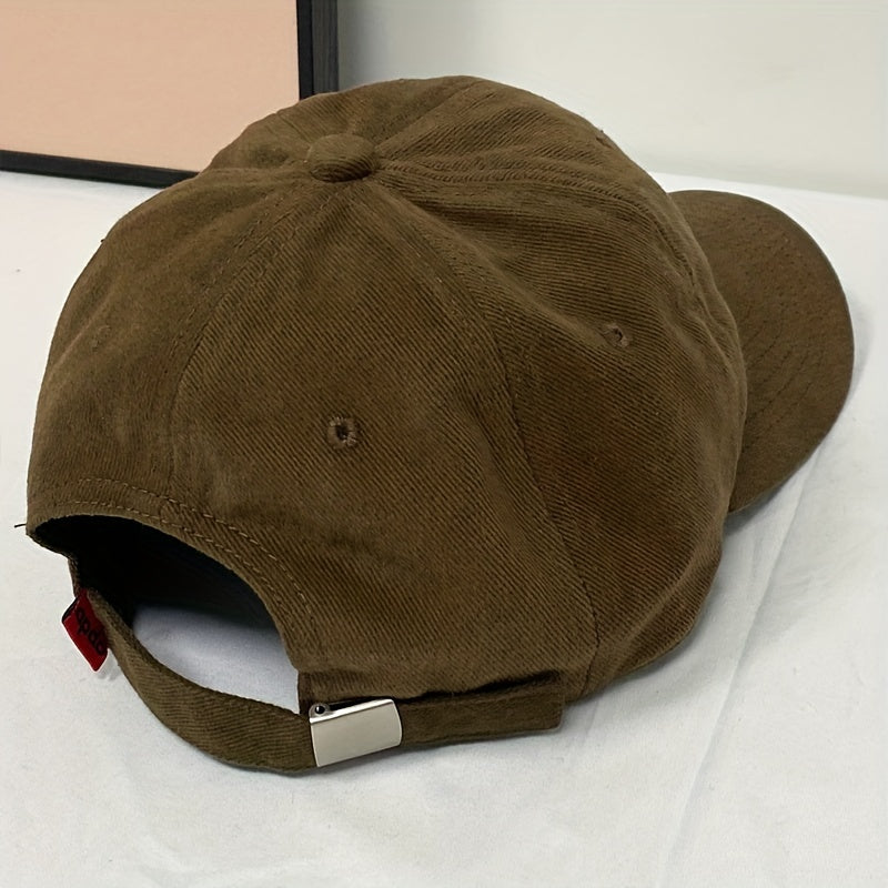 Adjustable Low Profile Baseball Cap Unstructured Cotton Dad Cap