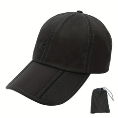 Men's Lightweight Foldable Baseball Cap Adjustable Hat
