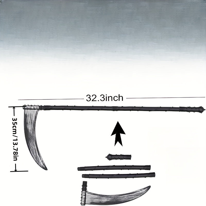 Halloween Reaper Scythe Plastic Weapons Props