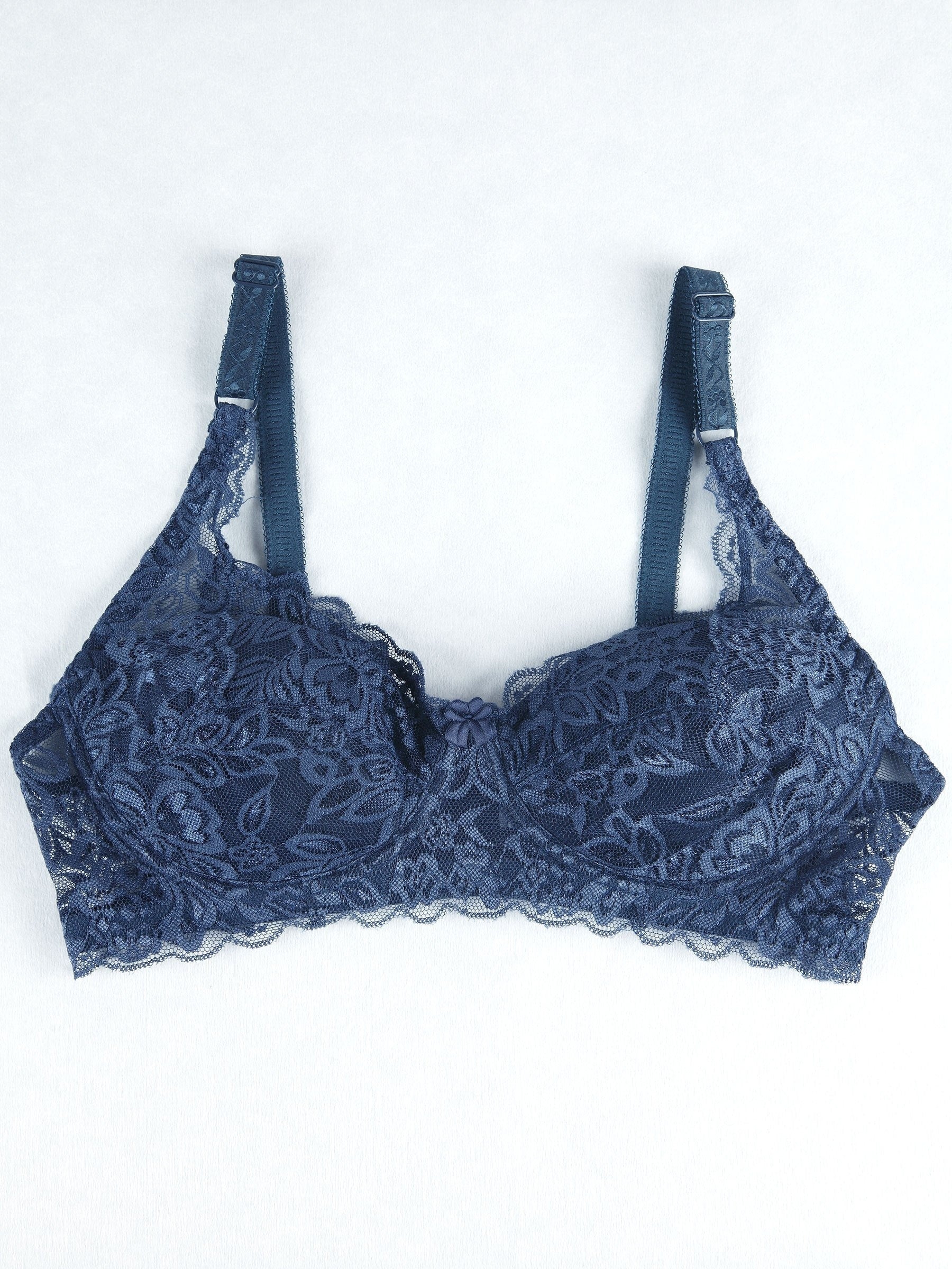 Lace Push Up Bra with Scallop Trim