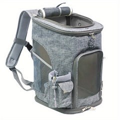 Pet Carrier Backpack for Small and Medium Pets - Front Facing Design