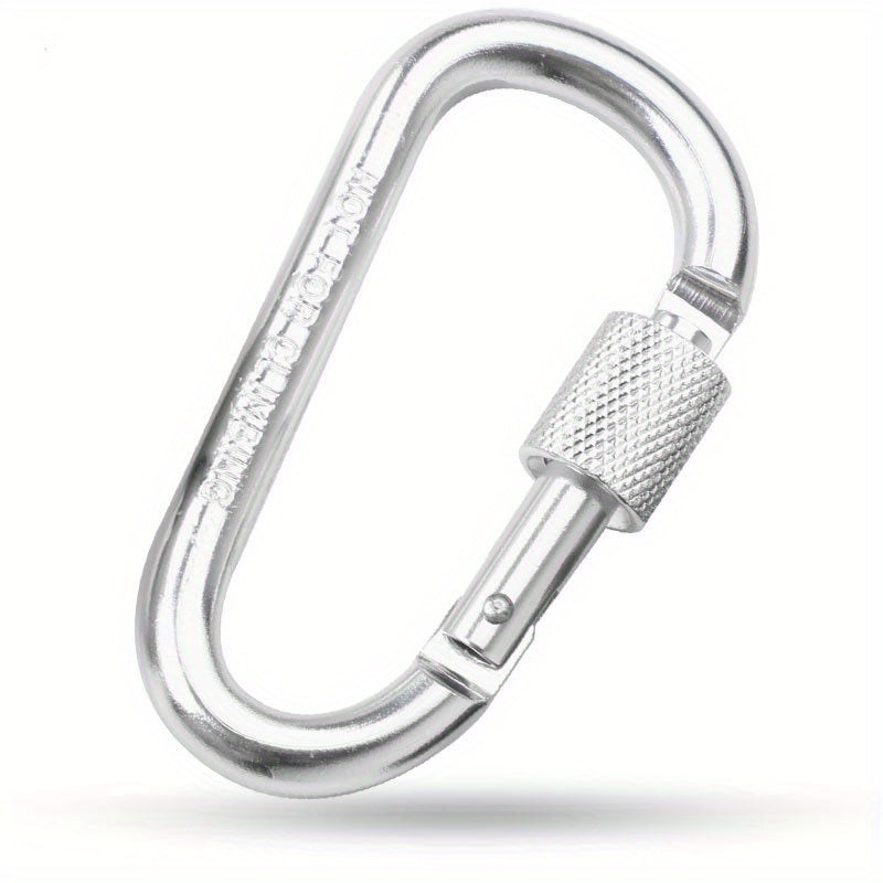 Aluminum Carabiner Outdoor Safety Buckle with Keychain