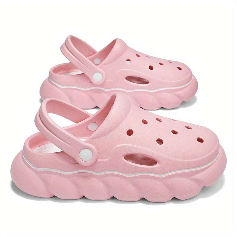 Women's Platform Hollow Out Clogs Lightweight Sandals