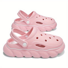 Women's Platform Hollow Out Clogs Lightweight Sandals