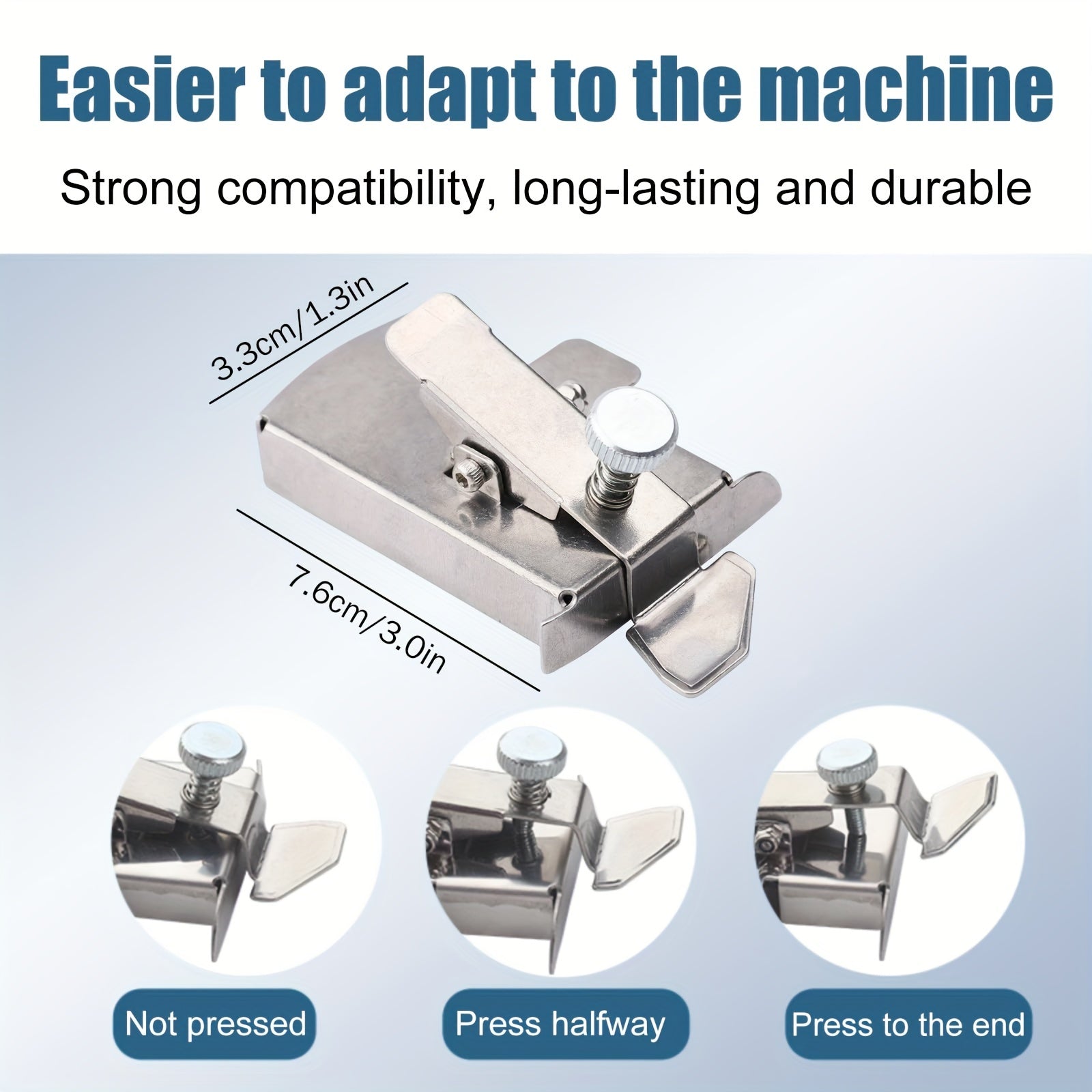 Magnetic Seam Guide Sewing Machine Presser Foot Hemmer