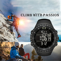 Outdoor Women's Digital Wrist Watch with Big Dial Font Display