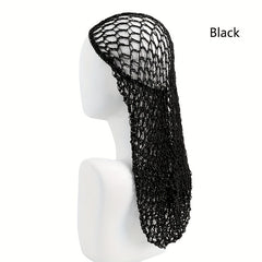Women Hand Crochet Hair Net Elastic Vintage Style Hair Net