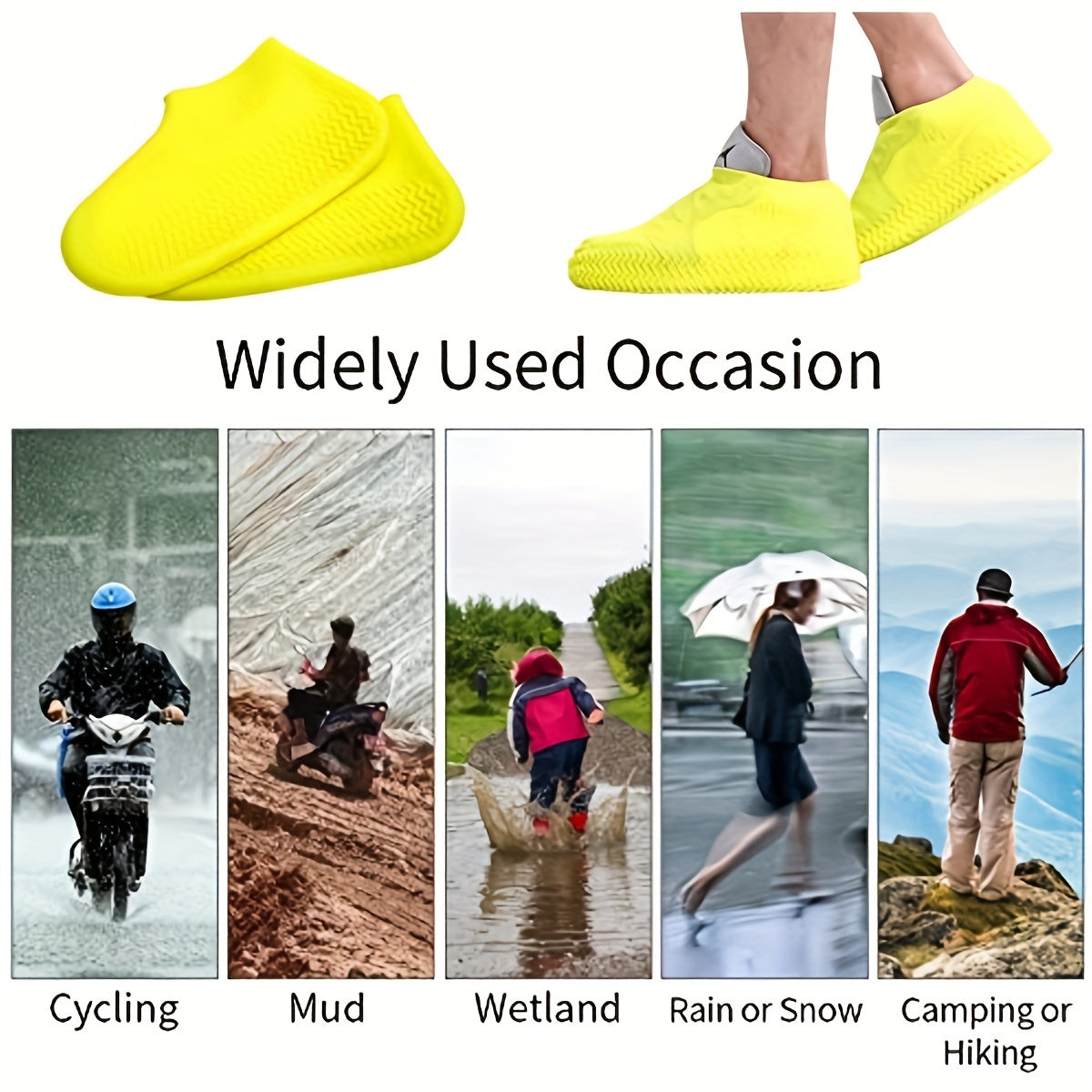 Reusable Waterproof Rain Shoes Cover - Stay Dry and Protected