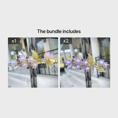 Lily of the Valley Hairpin Spring Clip Leaf Flower Headwear