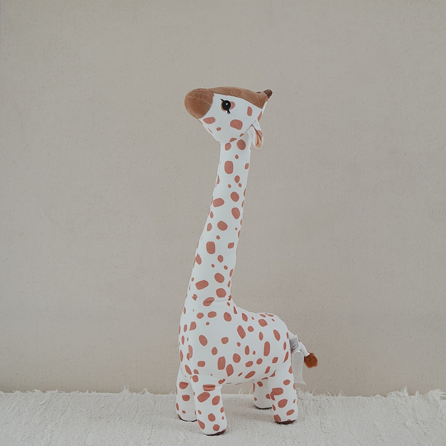 Nordic Style Plush Giraffe Toy Ultra Soft Animal Figure Mixed Colors