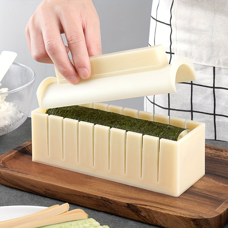 10pcs Sushi Maker Roller Rice Mold DIY Sushi Making Mold Kitchen Tool