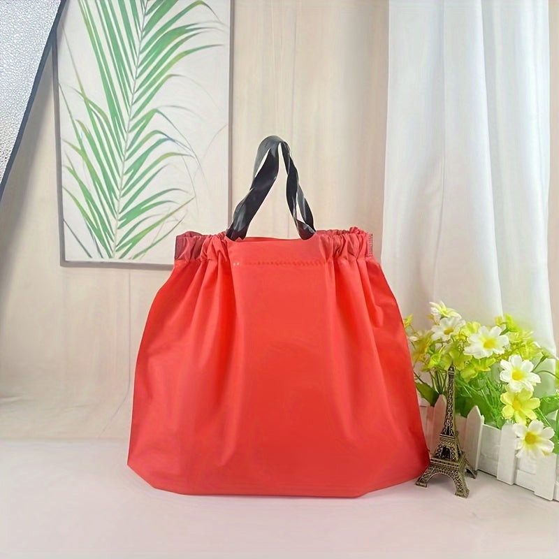 Red Christmas Gift Bag Catering Bread Shop Party Hand Packaging Bag