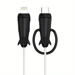 2 Pcs Data Cable Protective Cases: Keep Your Mobile Phone Cable Safe & Stylish