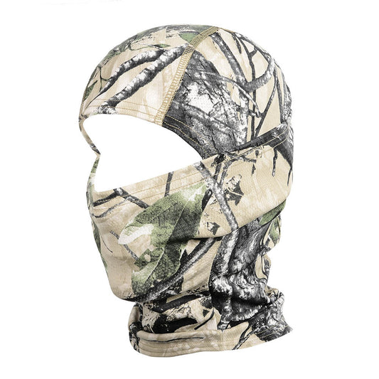 Camouflage Balaclava Hood for Outdoor Sports - Breathable Full Face Mask