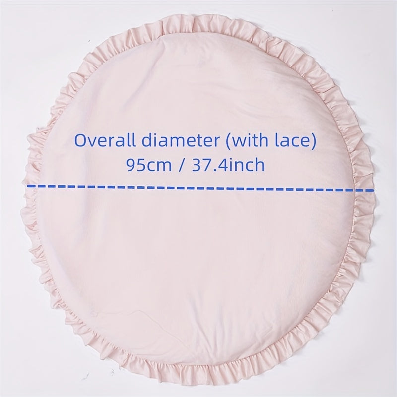 95cm Round Lace Crawling Mat Vacuum Packed